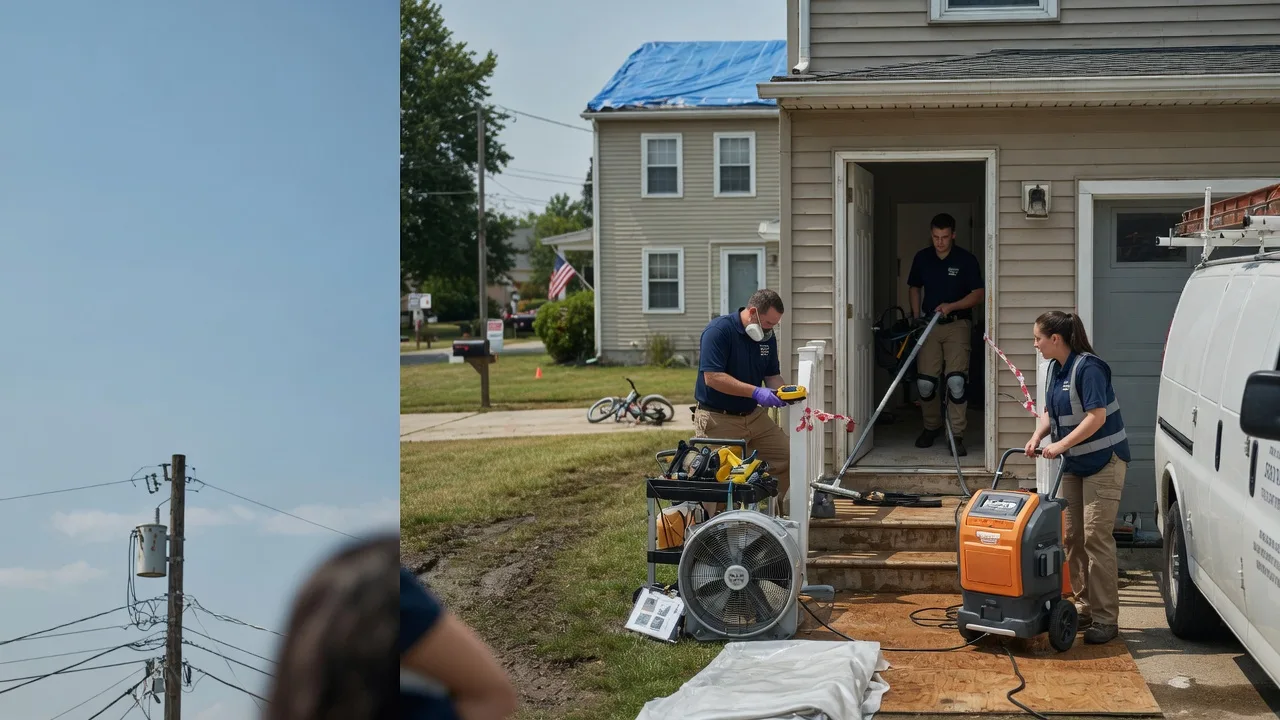 Water Damage Repair in Parkman, OH near me